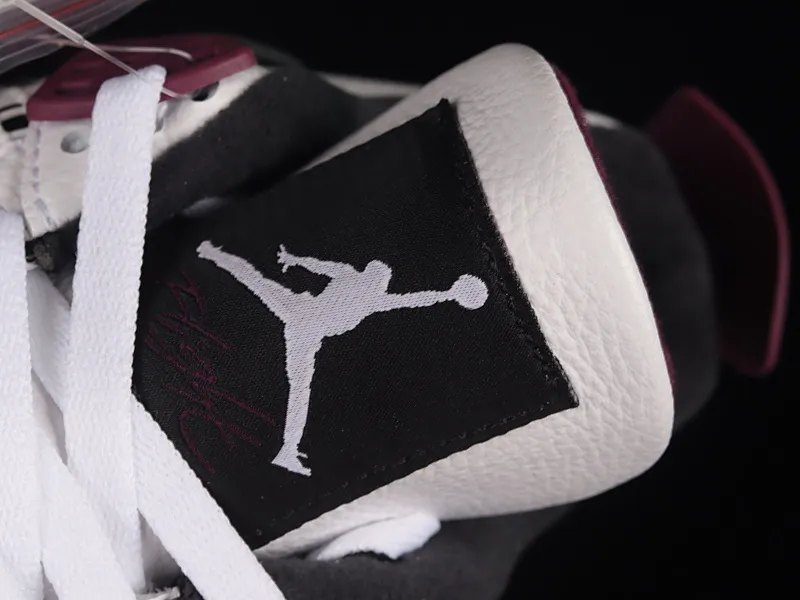 All categories Air Jordan Jordan series basketball shoes Air Jordan 4 pure original version Air Jordan 4 Retro PSG AJ4 Joe 4 Paris full first layer white and purple Paris Saint-Germain famous CZ5624-100